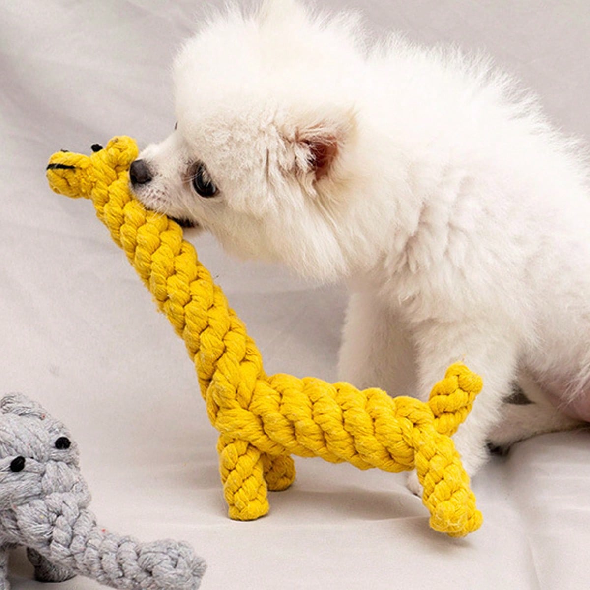 Indestructible Dog Chew Toy - Hot touw knoop slijpen tandenbestendig handgeweven