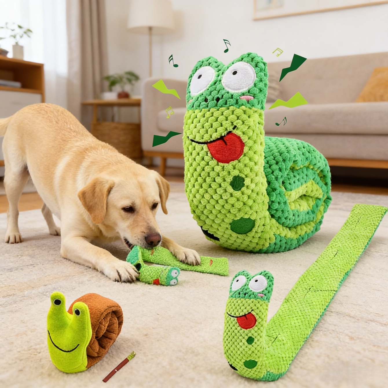 Indestructible Dog Chew Toy - Hond Puzzelvoeder Interactief speelgoed Onverwoestbaar pluche