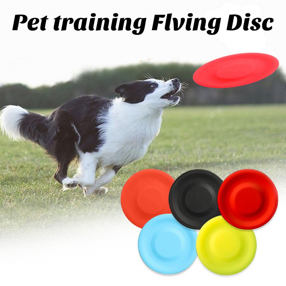 Flying Disc Dog Training Toy - Hond Vliegende Schijf Speelgoed, Silicagel, Mini,