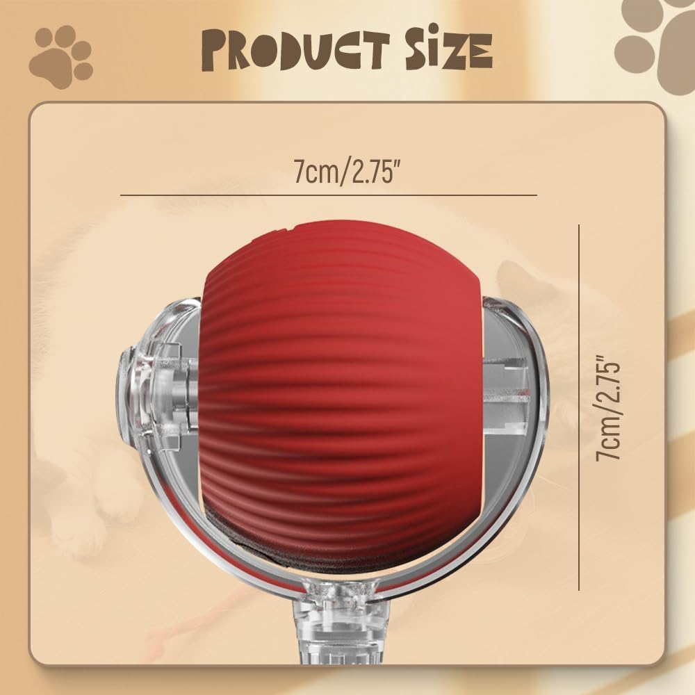 Automatic Moving Dog Ball - 2026 Interactieve Rolbal voor Honden, Zelfbewegende