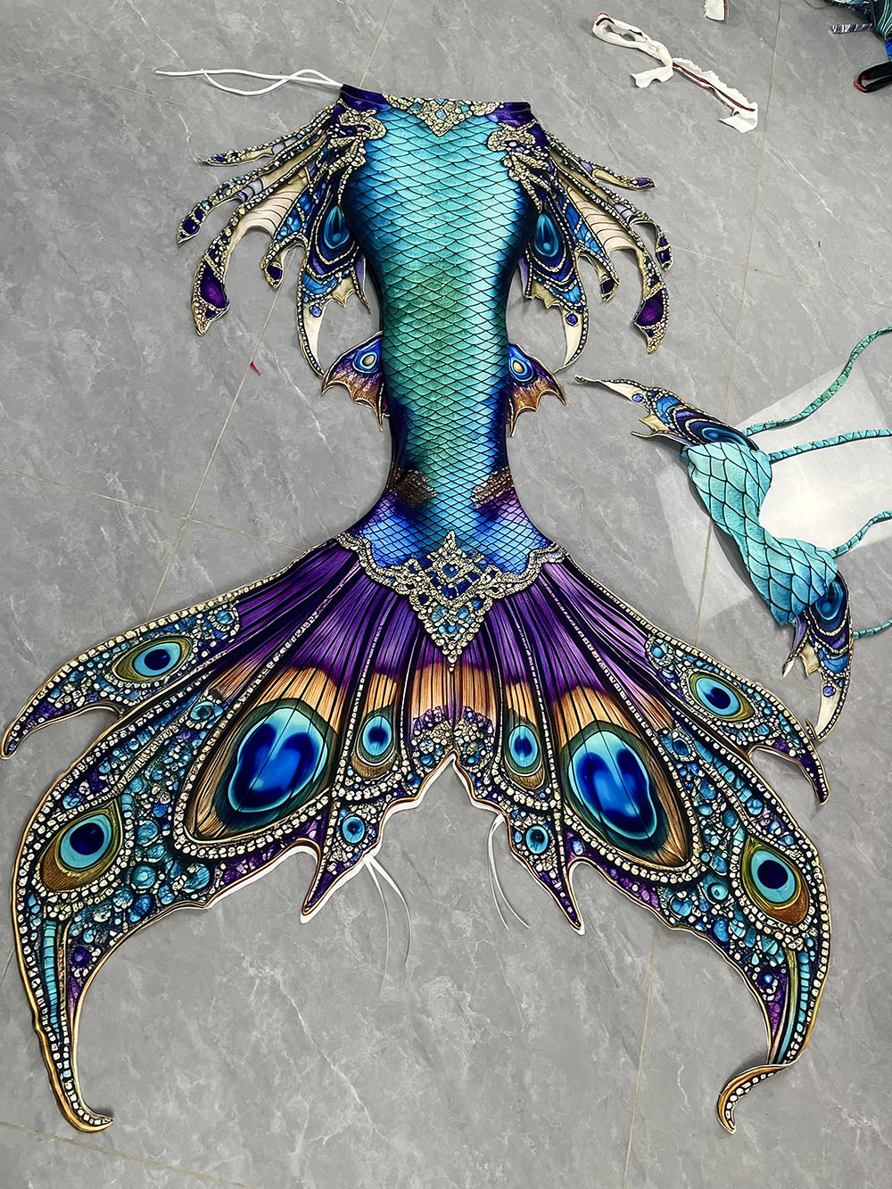 Aquarium - Nieuw patroon zeemeerminstaart zeemeerminvinnen aquarium zeemeermin