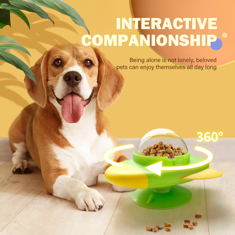 Raketvormig roterend katten- e - Dog Puzzle Feeder Toy recensie en prijs