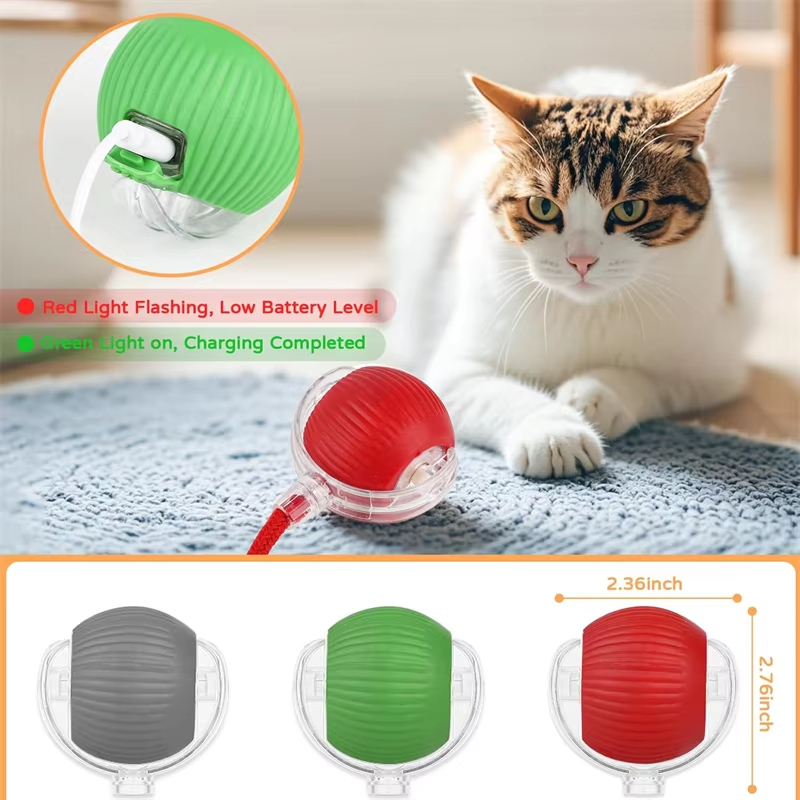 Nieuwe interactieve kattenbal, - Interactive Squeaky Plush Dog Toy recensie en prijs