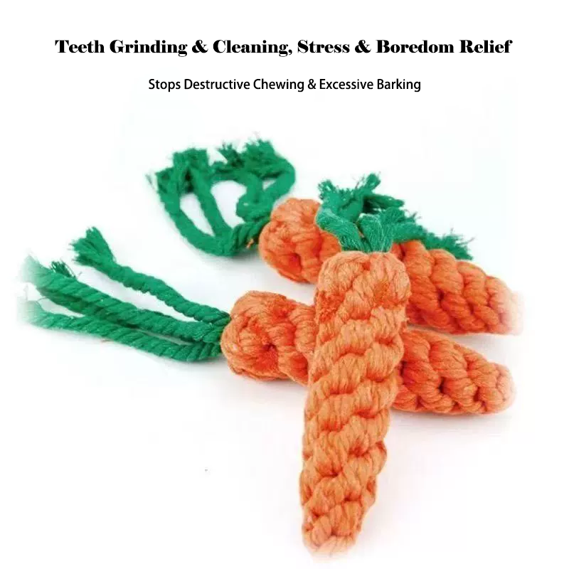 Duurzame Wortel Touw Knoop Hon - Dog Toys recensie en prijs