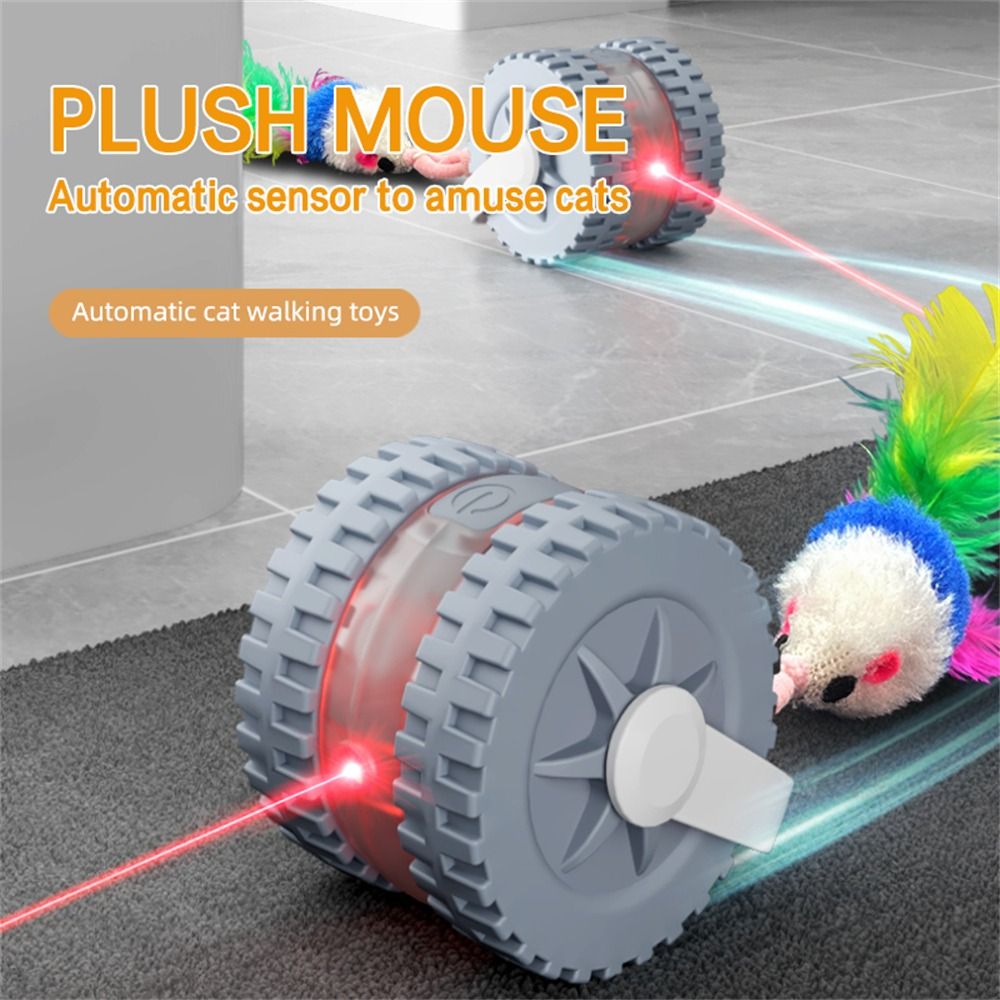 Met muisstaart infrarood laser - Automatic Moving Dog Ball recensie en prijs